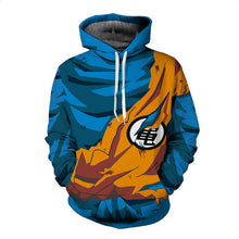 Load image into Gallery viewer, Goku Battle Damaged 3D Printed Hoodie (Snug Fit)