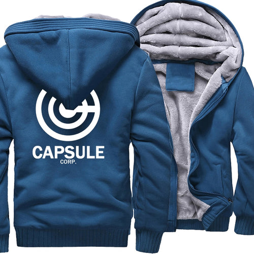 Capsule Corp Snug Fit Winter Fleece Hoodie