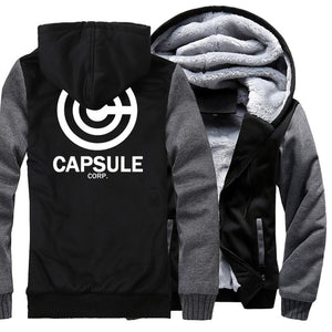 Capsule Corp Snug Fit Winter Fleece Hoodie