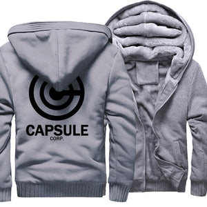 Capsule Corp Snug Fit Winter Fleece Hoodie