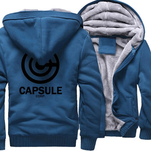 Capsule Corp Snug Fit Winter Fleece Hoodie