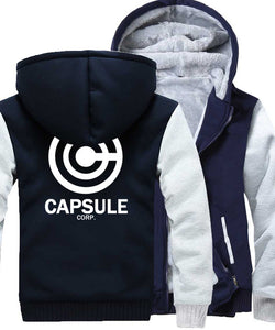 Capsule Corp Snug Fit Winter Fleece Hoodie