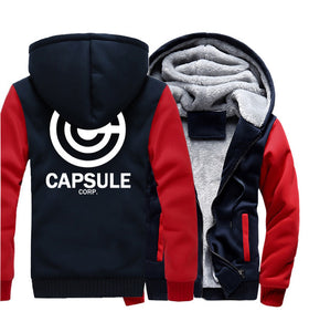 Capsule Corp Snug Fit Winter Fleece Hoodie