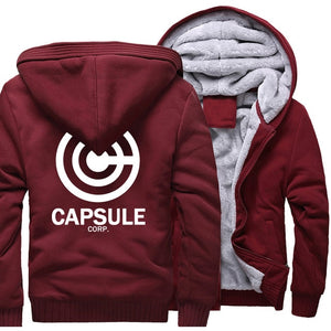 Capsule Corp Snug Fit Winter Fleece Hoodie