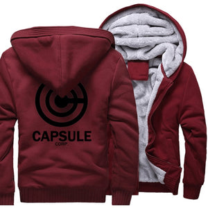 Capsule Corp Snug Fit Winter Fleece Hoodie