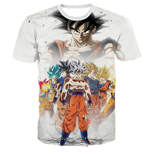 Ultimate Goku & Vegeta 3D Printed Shirt