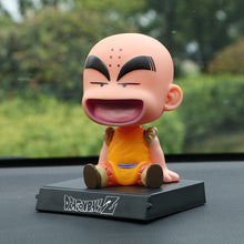 Load image into Gallery viewer, Goku/Krilling Bobble Heads &amp; Phone Holder