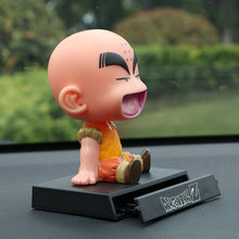 Load image into Gallery viewer, Goku/Krilling Bobble Heads &amp; Phone Holder