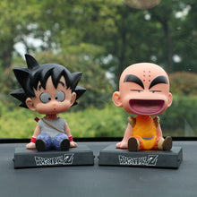 Load image into Gallery viewer, Goku/Krilling Bobble Heads &amp; Phone Holder