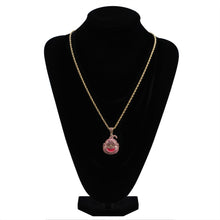 Load image into Gallery viewer, Majin Buu Premium Gold/Silver Cz Necklace with Chain