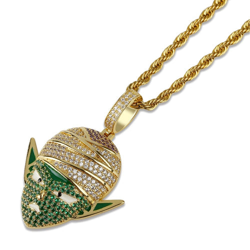 Piccolo Premium Gold/Silver Cz Necklace with Chain