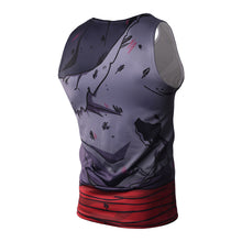 Load image into Gallery viewer, Goku Black Battle Damaged Workout Tank Top