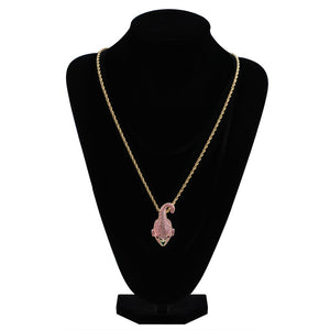 Super Kid Buu Premium Gold/Silver Cz Necklace with Chain