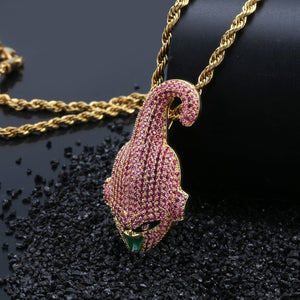 Super Kid Buu Premium Gold/Silver Cz Necklace with Chain