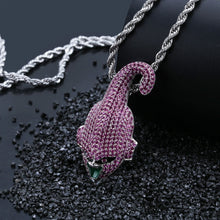 Load image into Gallery viewer, Super Kid Buu Premium Gold/Silver Cz Necklace with Chain